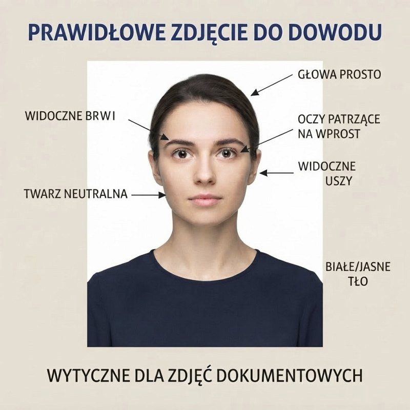 Krok 3 - Prawidłowa poza twarzy